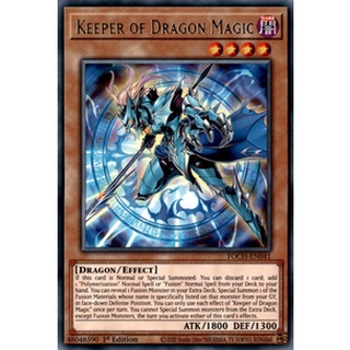 Thẻ bài Yugioh - TCG - Keeper of Dragon Magic / TOCH-EN041'