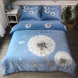 Set vỏ chăn ga cotton 100% - Bồ Công Anh Xanh
