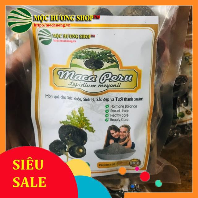 500g Củ Maca Đen (Sâm Maca Đen)