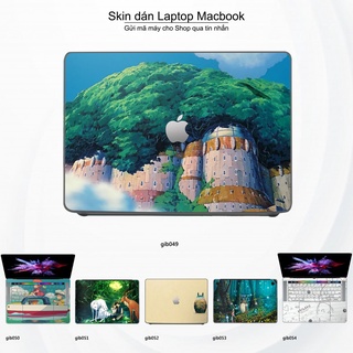 Skin dán Macbook mẫu Ghibli photo (đã cắt sẵn, inbox mã máy cho shop)