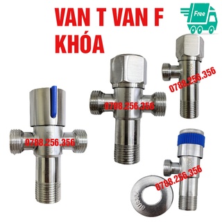 [RẺ VÔ ĐỊCH] Van T cầu , t cầu. Giảm áp chia bồn cầu Inox SUS 304,Van T Chia Nước cho vòi xịt vệ sinh và bồn cầu inox