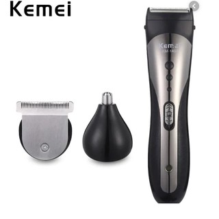 Tông Đơ Cắt Tóc, Cạo Râu,Tỉa Lông Mũi Đa Năng 3 Trong 1 Chuyên Nghiệp Kemei KM-1407