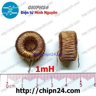 [2 CÁI] Cuộn cảm xuyến 3A 1mH DIP (LM2576 LM2596)