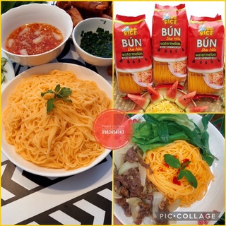 [Hàng xuất khẩu] Bún dưa hấu Mr.Rice gói 200gr - Bún tươi dạng khô từ nước ép dưa hấu Duy Anh Food
