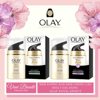 Kem Dưỡng Ban Đêm Chống Lão Hoá 7 Tác Dụng Olay Total Effect 50ml