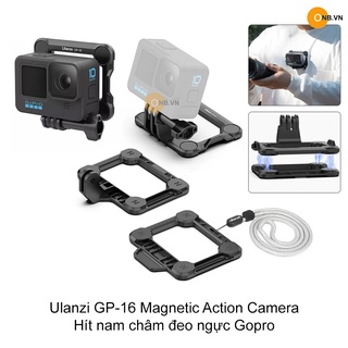 Ulanzi GP-16 Magnetic - Mount đeo ngực nam châm cho Gopro 10