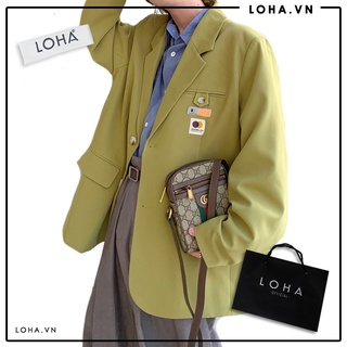 Áo khoác blazer Unisex nam nữ dáng rộng thời trang Hàn quốc 4 màu