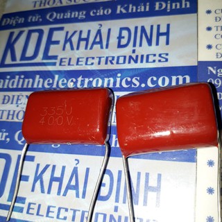 10 con Tụ CBB22 CBB, tụ kẹo 335J 400V 3.3UF kde4112