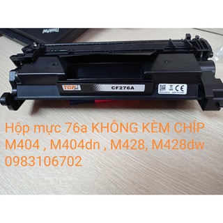 Hộp mực HP 76A CF276A CRG057 cho máy in HP M404n, M428DW Canon LBP 223dw/ 226dw ( HỘP MỰC MỚI KHÔNG CHÍP )
