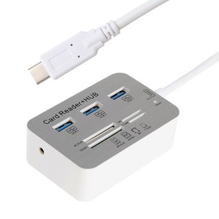 Hub Usb cổng Type C + Đầu Đọc Thẻ Đa Năng