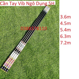 Cần Câu Tay Vib Ngô Dụng 5H, Đặc Biệt Tặng Kèm Thêm Ngọn Phụ