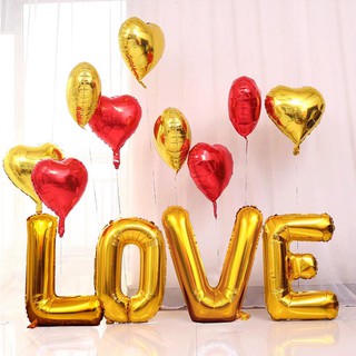 Sỉ Bóng Chữ Love Size Đại 32ich 75cm ( màu vàng/ bạc)