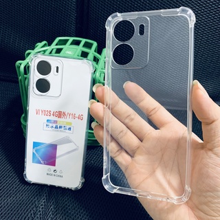 Ốp lưng chống sốc Vivo Y02s/  Y16 trong suốt cao cấp bo 4 góc chống va đập bảo vệ camera