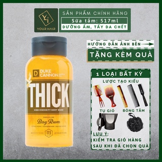 Sữa tắm Duke Cannon THICK HIGH - VISCOSITY BODY WASH - Bay Rum - 517ml