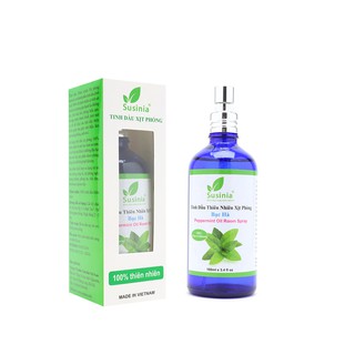 Tinh dầu xịt phòng bạc hà Susinia 100ml nguyên chất tự nhiên an toàn.