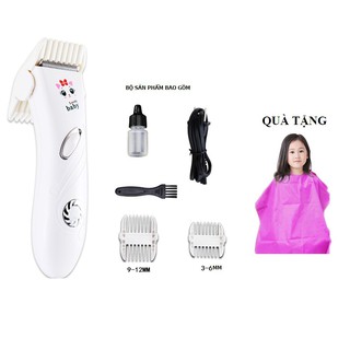 Máy cắt tóc trẻ em Lovely Baby- Tặng Áo choàng cắt tóc