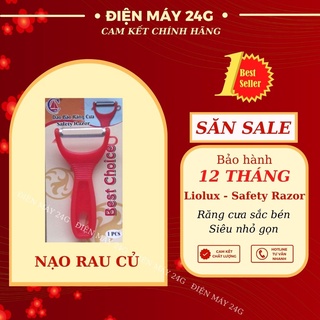 Nạo rau củ LIOLUX dụng cụ nạo rau củ quả đa năng lưỡi dao nạo inox răng cưa siêu sắc bén mini siêu nhỏ gọn