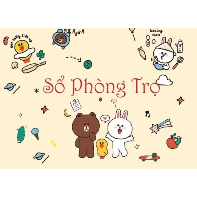 Sổ phòng trọ