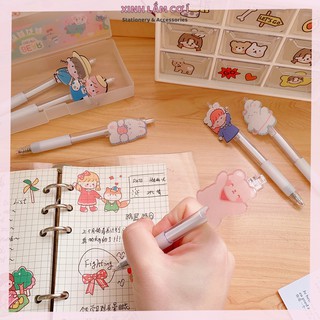 Bút Bi Hình Cô Gái Dễ Thương Gel Mực Đen 0.5mm [Xinh Lắm Cơ Í]