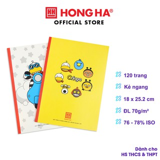 Vở kẻ ngang Hồng Hà 120 trang Study Oringa 1436 (10 quyển)