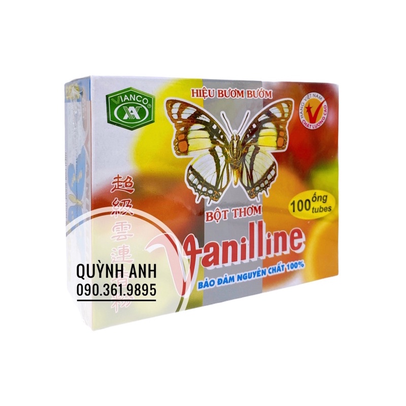 Vani bột hiệu con bướm (hộp 100 ống)