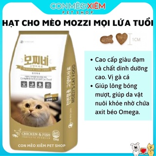 Hạt cho mèo Mozzi cat 1kg 5kg mọi lứa tuổi, thức ăn khô cho mèo con mèo lớn Con Mèo Xiêm