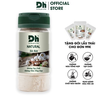 Bột tỏi Natural Dh Foods gia vị tẩm ướp thực phẩm tự nhiên 60gr