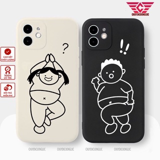 Ốp lưng iphone 7+/8 plus, X, XSMAX, 11, 12, 12, 13 PROMAX CHÀNG, NÀNG BÉO