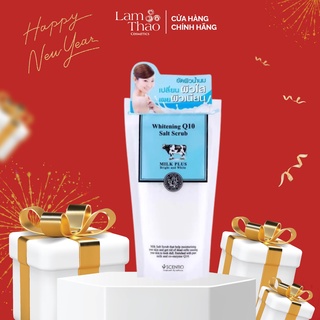 Muối Tẩy Tế Bào Chết Dưỡng Trắng Scentio Milk Plus Whitening Q10 Salt Scrub