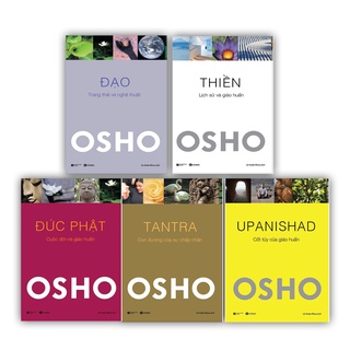 Sách - Combo Osho: Đạo, Đức Phật, Thiền, Tantra, Upanishad ( 5 Cuốn )