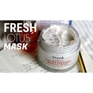 [ Minisize 15ml ] Mặt nạ với 7 dưỡng chất quý hiếm Fresh Lotus Youth Preserve Rescue Mask