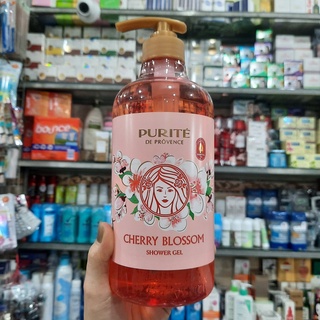 Sữa tắm Purite Chiết xuất hoa anh đào 850ml