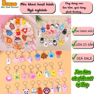 Z0372 Móc Khoá Hoạt Hình Cute, Quà Tặng Dễ Thương, Móc Khoá Silicon Giá Rẻ Buôn Sỉ Bukao