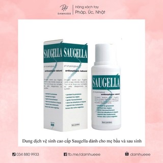 Dung dịch vệ sinh Saugella Antiseptique Naturel dành cho phụ nữ 250ml