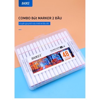 Art Market - Bút lông màu 2 đầu Baoke MP2923