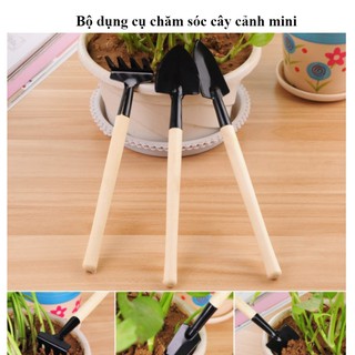 combo 3 cây cuốc xẻng mini