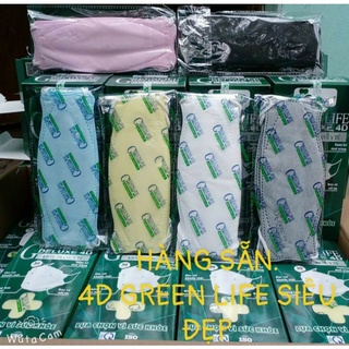 khẩu trang 4d greenlife kháng khuẩn