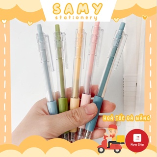 BÚT GEL ĐEN SAMY DẠNG BẤM TRANG TRÍ SỔ TAY TAKE NOTE PLANNER BULLET JOURNAL