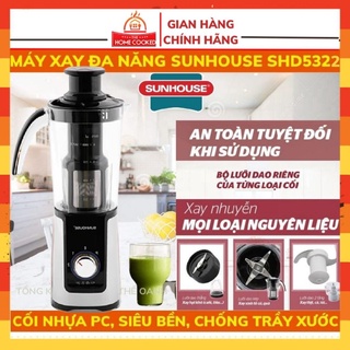 Máy xay sinh tố Sunhouse đa năng SHD5322 3 Cối Linh Hoạt