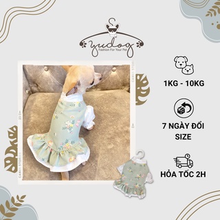 Đầm tay bèo cho chó mèo yudog