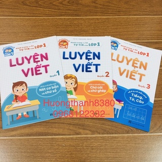 Combo 3 Quyển Luyện Viết Hành Trang Cho Bé Chuẩn Bị Vào Lớp 1(Quyển 1+2+3)