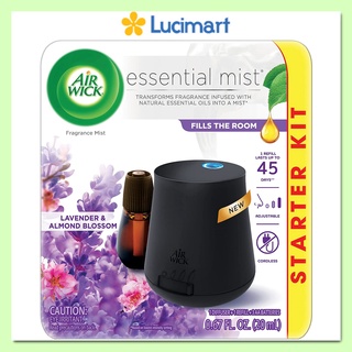 Máy xông tinh dầu dùng Pin Air Wick Essential Mist nhiều hương [Hàng Mỹ]