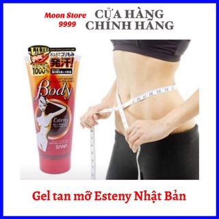 Gel TAN MỠ Esteny Hot Body Massage Gel Nhật Bản Chính Hãng Túyp 240g