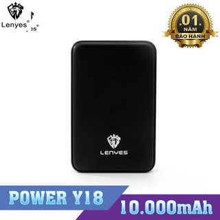 [Mã SKAMSALE03 giảm 10% đơn 200k] Pin Sạc Dự Phòng Lenyes Y18 10000mAh – Pin Sạc Chính Hãng