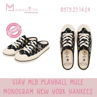 Giày MLB PLAYBALL MULE MONOGRAM NEW YORK YANKEES