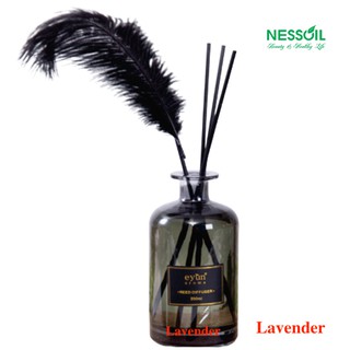 Bộ tinh dầu thơm phòng mùi Oải Hương gồm 1 chai tinh dầu to đùng 350ml + 1 bộ que mây khuếch tán màu đen