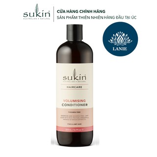 Dầu xả làm dày tóc Sukin Volumising Conditioner 500ml