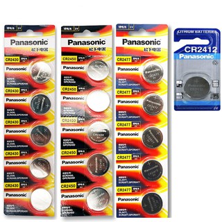 Pin Khuy Cúc Áo Panasonic CR2412 - CR2430 - CR2450 - CR24773V Lithium dùng cho thiết bị điện tử