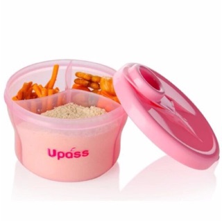 Hộp chia sữa tròn 3 ngăn không BPA UPASS