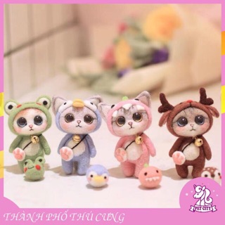 [Len chọc có hướng dẫn] Bộ kit len chọc hội mèo con 2